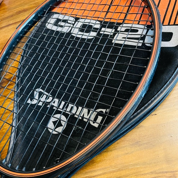 Excellent Condition Spaulding Gc-20 black/orange Tennis Racquet - Picture 5 of 8